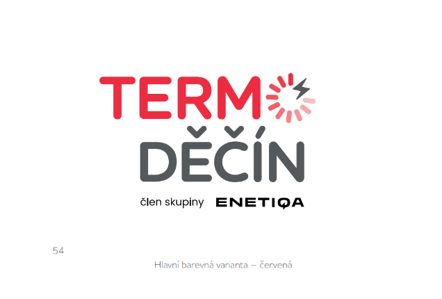 Povolené varianty - hlavní barevná varianta - červená