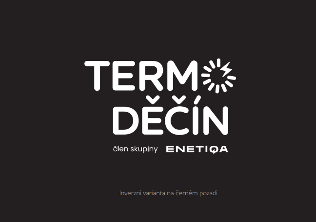 Povolené varianty - inverzní černé pozadí